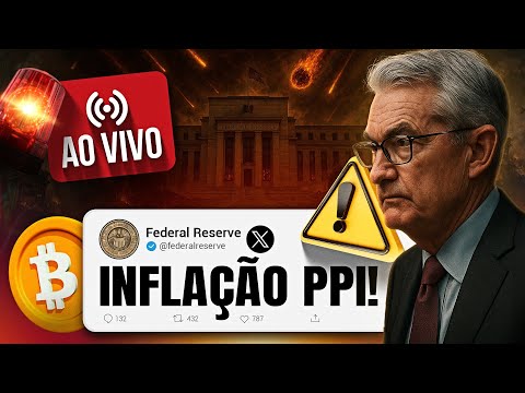 BITCOIN URGENTE! INFLAÇÃO PPI AO VIVO E IMPACTOS NOS MERCADOS
