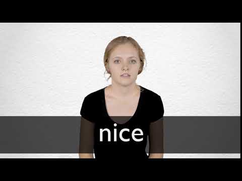 How to pronounce NICE in British English