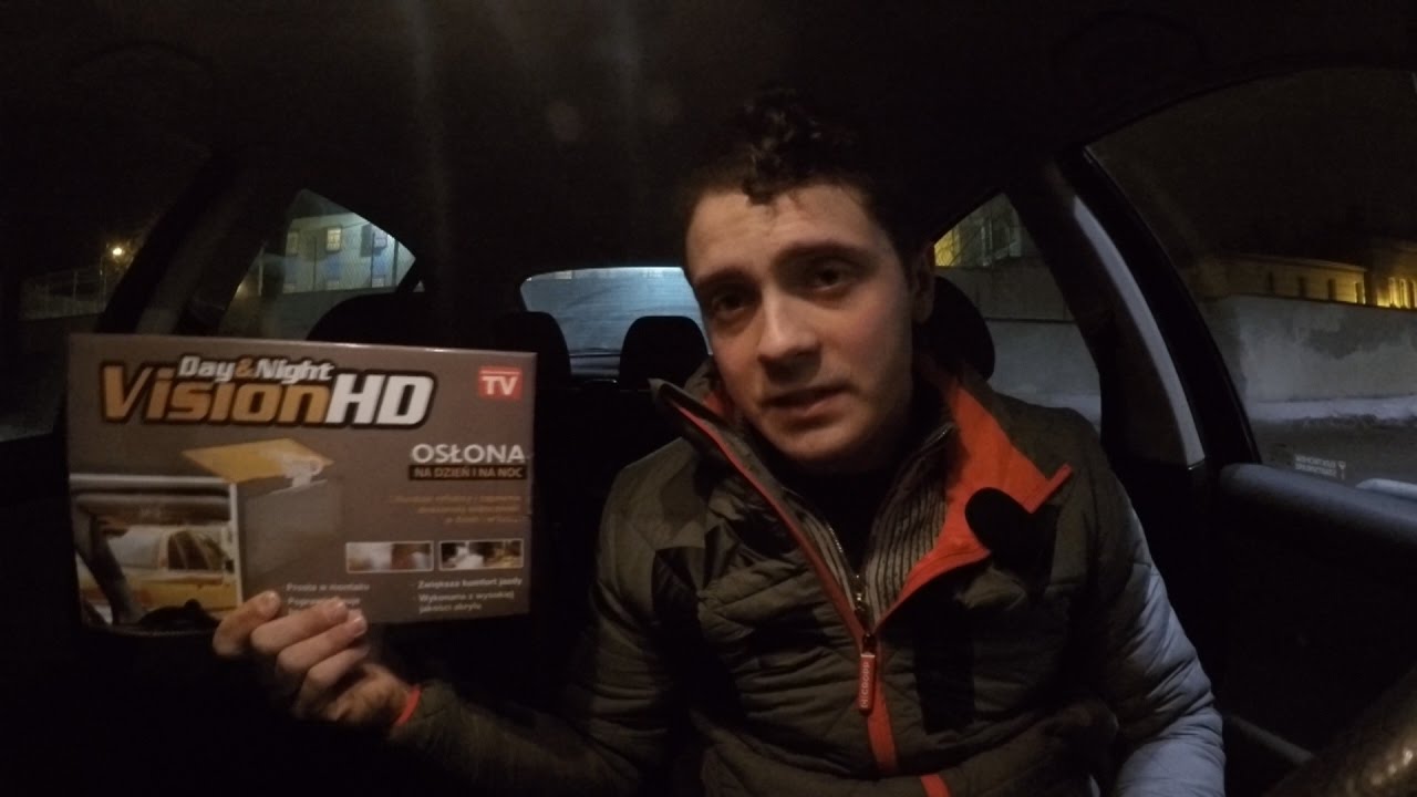 Reaktywacja - Day&Night Vision VisionHD Osłona przeciwsłoneczna - TEST NOCNY | doAuta.pl