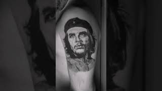 Che Guevara Portrait Tattoo #RealismTattoo #shorts #jurey_artz #gensantatttooartist #bngtattoo