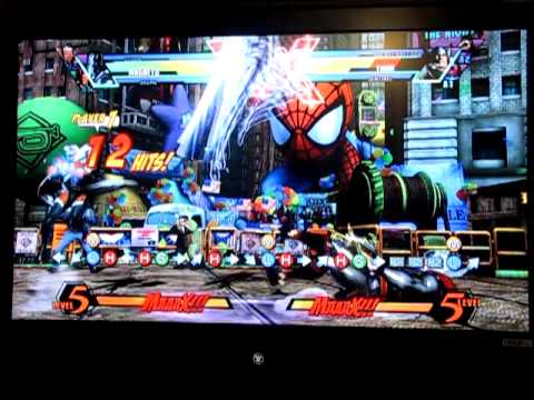 UMvC3 Magneto combo with storm assist