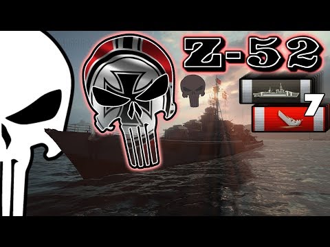 GERMAN X-DD Z-52 || 7 Kills || World of Warships