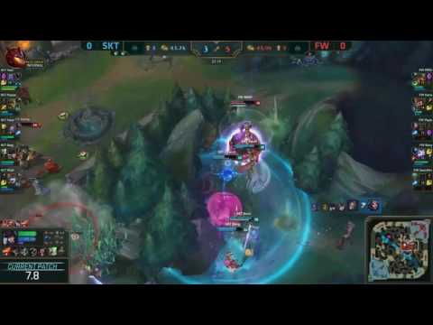 SKT vs FW Highlights Game 1 MSI 2017 Semi Finals SK Telecom T1 vs Flash Wolves by Onivia