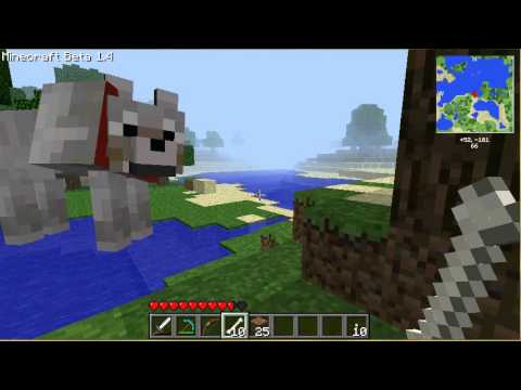 Minecraft wolf army!!