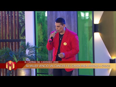 Emanuel Cerrudo impressed everyone with his life story and his great singing talent.