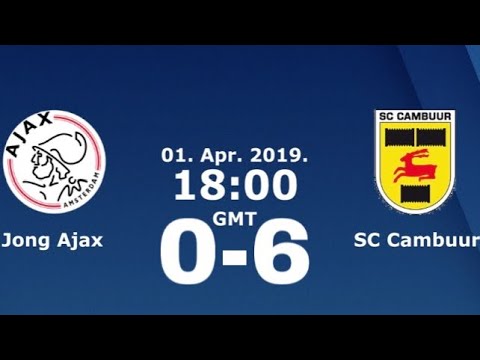 Sambissa et Maulun - Jong Ajax vs SC Cambuur (avril 2019)