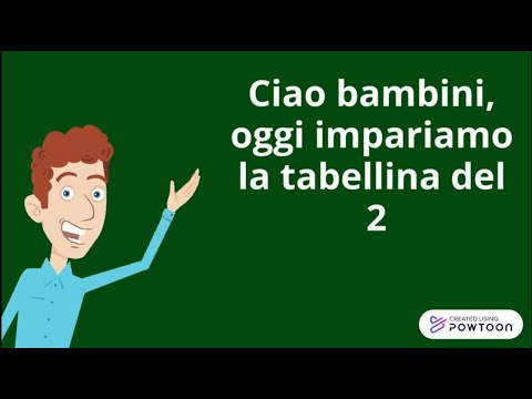 Impara la tabellina del 2