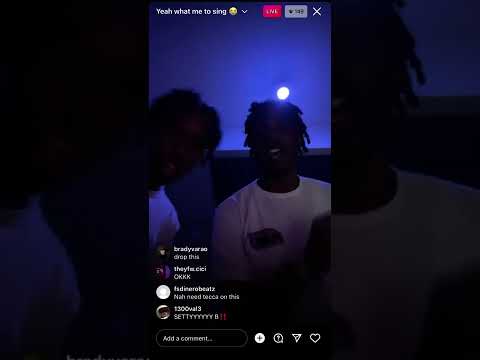 SET DA TREND PLAYING HIS NEW UNRELEASED SONG WITH QUELLY WOO🔥🔥ON IG LIVE #setdatrend #quellywoo