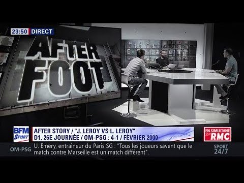 After Story : Jérôme Leroy vs Laurent Leroy/ D1, 26ème journée /OM-PSG : 4-1/ Février 2000
