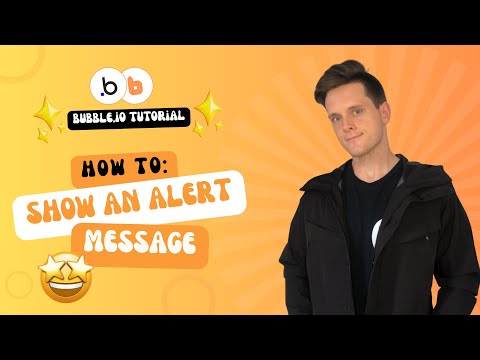 How To Show An Alert Message In Bubble.io (Complete Guide)