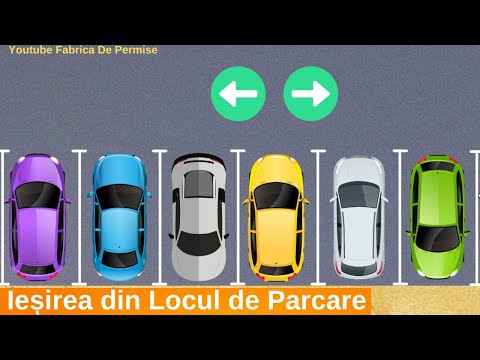 Ieșirea din Locul de Parcare cu Fața / Spatele - Explicată în Pași Simpli