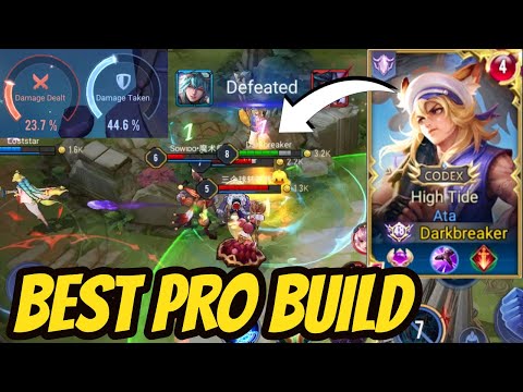 ATA BEST PRO BUILD USED IN THE APL - INSANE TANK  | AoV | 傳說對決 | RoV | Liên Quân Mobile