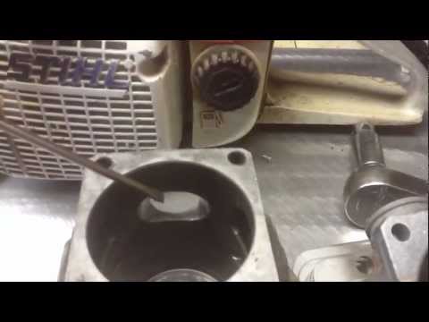 2 Stroke Engine Cylinder Mod and Porting Stihl 066 Chainsaw