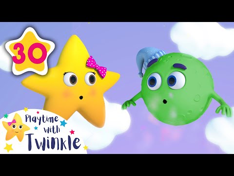Magic Moon and Twinkle Learn Colors | +More Kids Songs | Nursery Rhymes | Little Baby Bum