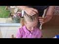 Two French Braids Into A High Messy Bun Tutorial By Two Little Girls Hairstyles