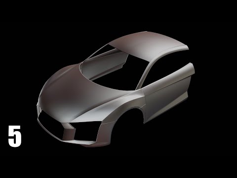 Blender 2.83 Car Modeling - Part 5 [The Sun Roof]