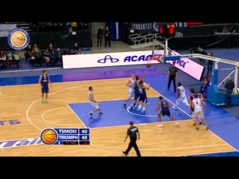 Valiev, Lazarev, Vikhrov, Spiridonov - Minsk vs Triumph 73-81 (VTB G17, 16.03.2014)