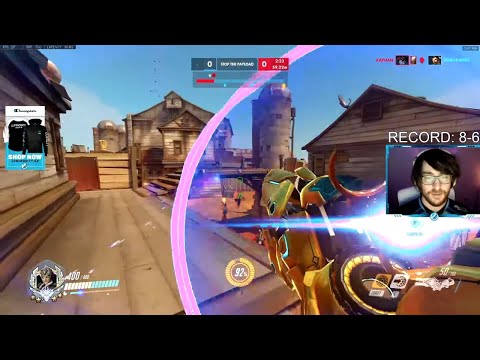 HARBLEU DOMINATING AS ZARYA! [ OVERWATCH SEASON 24 TOP 500 ]