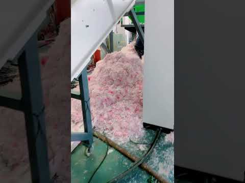 플라스틱 뜨개질 백 크러셔 시험 운행