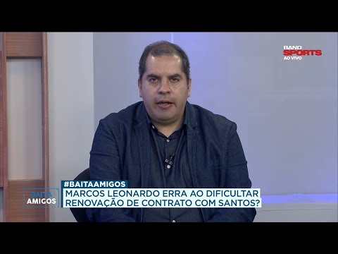 FREDY JUNIOR ANALISA SITUAÇÃO DE MARCOS LEONARDO NO SANTOS