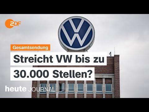heute journal vom 19.09.2024 Stellenabbau bei VW, Niederlande lehnt EU-Asylregeln ab, Libanon
