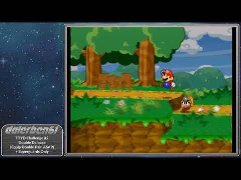 Paper Mario TTYD Challenge Run - Double Damage + Superguards Only - Part 1