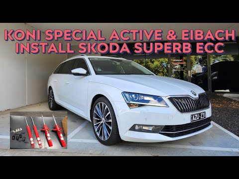 Fitting KONI Special Active shocks & ECC Delete to a Skoda Superb