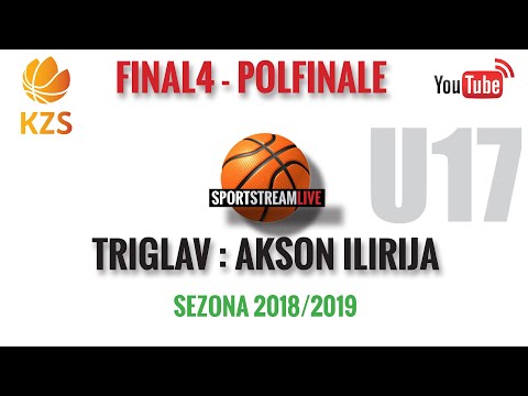 U17 Final4 polfinalna tekma - Akson Ilirija : Triglav 2018/2019