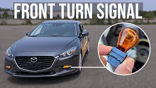 How to Replace Front Turn Signal Bulb - Mazda 3 (2014-2018)