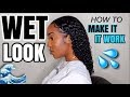 THE WET LOOK ON MY NATURAL HAIR! | HOW TO MAKE IT WORK FOR YOU | TYPE 3 HAIR!