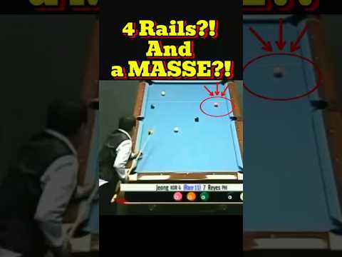 4 Rails?! And a MASSE?! Efren Reyes vs. Young Hwa Jeong!