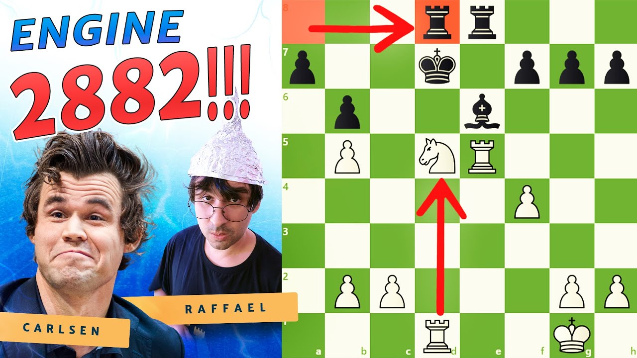 ENFRENTEI o MAGNUS ENGINE no CHESS.COM!