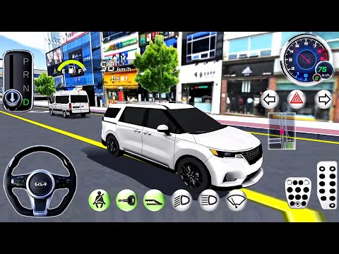 3D Driving Class #23: Real City Driving - New Car KIA CARNIVAL 2023 Vs Train - Android GamePlay