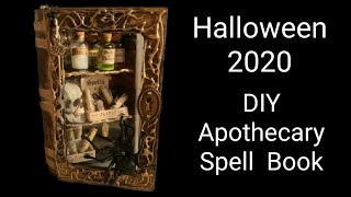 DIY Apothecary Spell Book Halloween 2020
