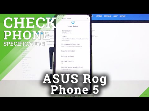 How to Check Phone Specifications in ASUS Rog Phone 5 – Find Phone Info