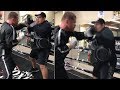 CANELO LOOKING LIKE A 168LBS MEXICAN BEAST ON THE MITTS! FIRES OFF RAPID FIRE COMBOS IN  TRAINING!