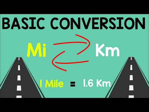 Converting Mile to Kilometer and Kilometer to Mile | Animation