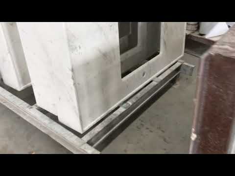 Volakas White Marble Bath Vanity Tops use in 5 Stars Hotel From Tingida Stone