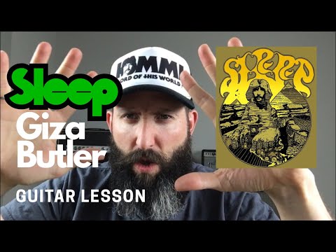 Matt Pike Sleep Guitar Lesson w/ TAB - Giza Butler - C Standard Tuning