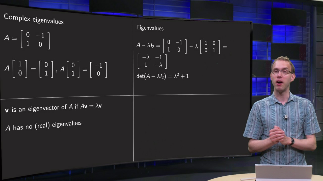 Complex eigenvalues - introduction