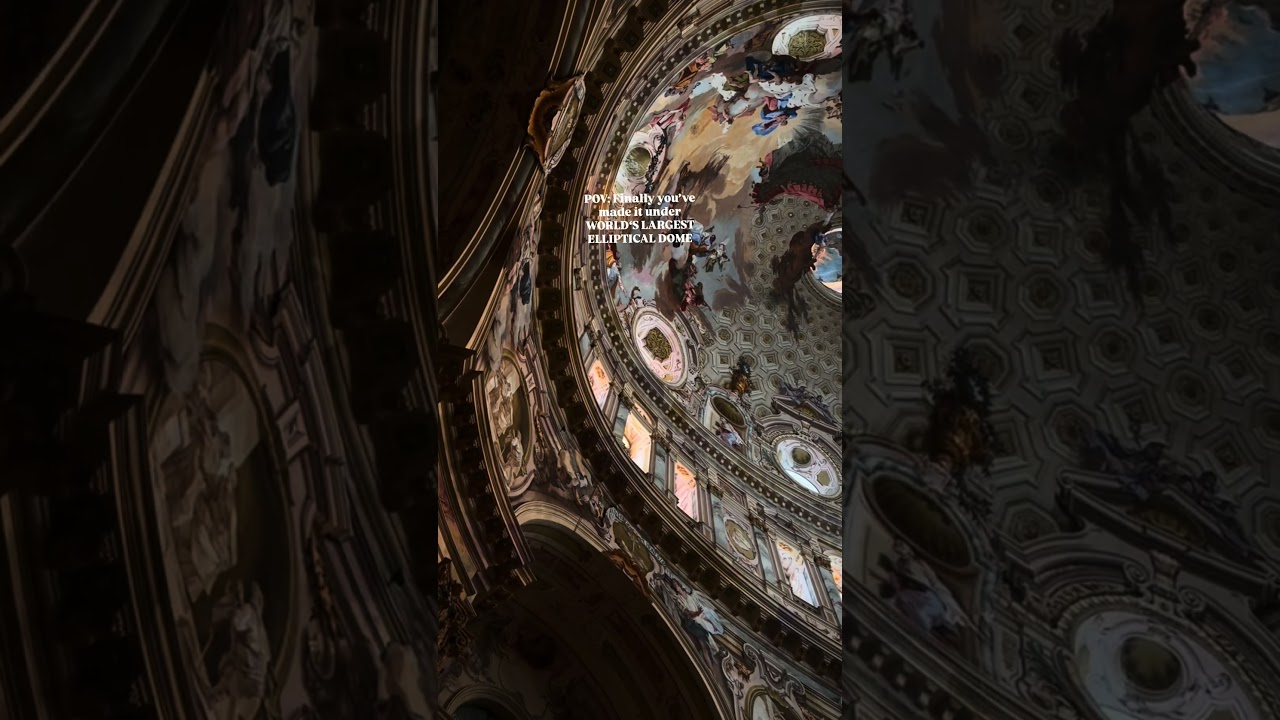 Just 2 hours from Milan 5000 m2 of pure ROCOCO at 📍Sanctuary of Vicoforte #history #baroque #italy