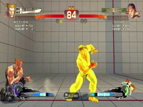 SSFIVAE: Ryu  (TH POONGKO) vs. Guile (ACE E I RI N)  HD