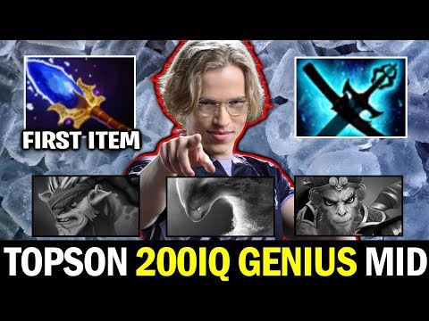 TOPSON 200IQ Genius Mid Counterpick — First Item Scepter Dota2
