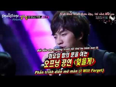 [Vietsub + Kara][Live] I Will Forget - Lee Seung Gi Ft Yoon Do Hyun @ Strong Hearts Ep 107 's Cut
