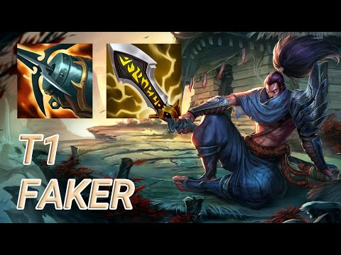 T1 Faker Yasuo Mid VS Twisted Fate | KR Challenger Patch 13.20