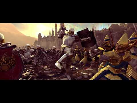 Total War Warhammer 2 | High Elves vs Empire Statetroopers | Tower of Hoeth | Cinematic Battle