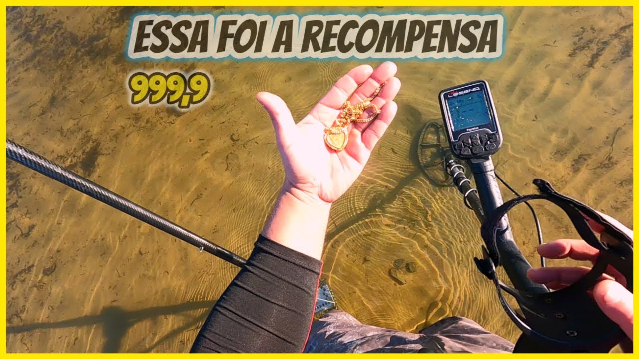 Cordão de OURO no Maior Lago do Japão! / 金属探知機 / Metal Detector 