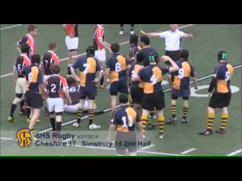 Simsbury High School Rugby: vs Cheshire Rams 2014