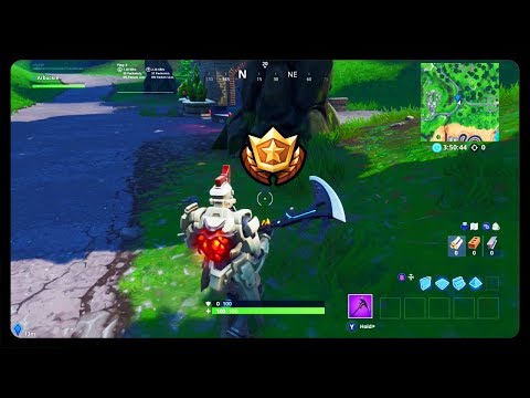 WEEK 1 SECRET BATTLE STAR LOCATION! FORTNITE SEASON 9 WEEK 1 SECRET BATTLE STAR CHALLENGE