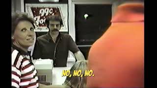 Inside Dairy Queen Restaurant 1987